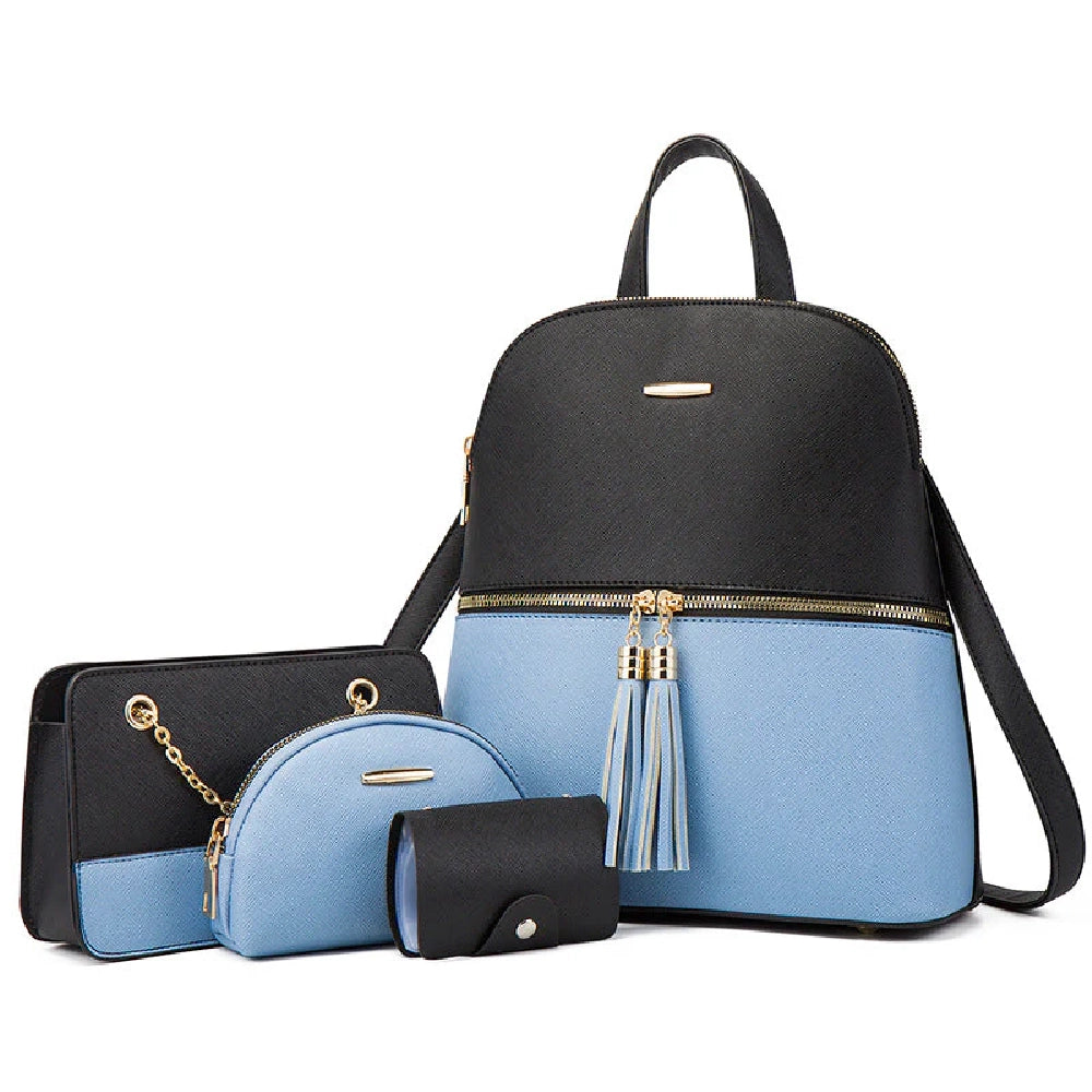 leren rugzak en bijpassende accessoires - Emperio