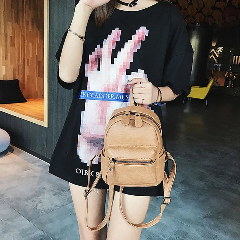 petit sac à dos uni femme - Bianca