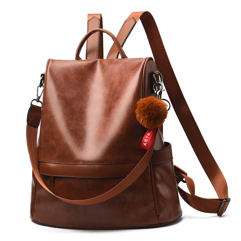 Sac à dos antivol femme en cuir - Venus
