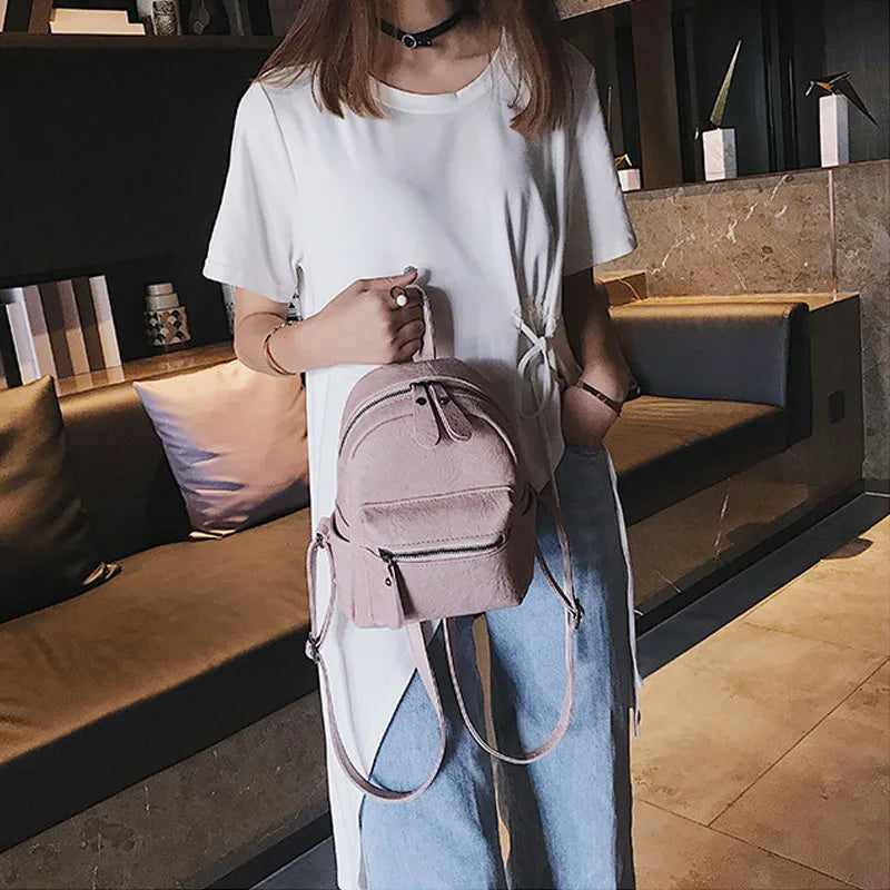 petit sac à dos uni femme - Bianca