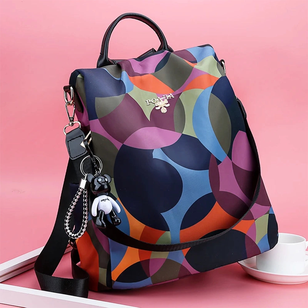 Sac à dos antivol femme avec imprimé - Senna