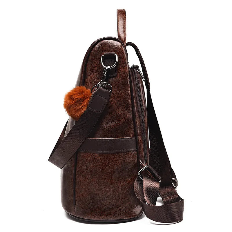 Sac à dos antivol femme en cuir - Venus