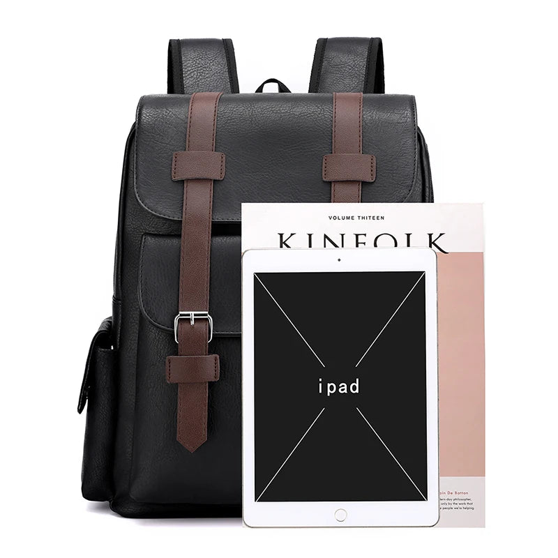 sac à dos cuir femme grande capacité et style rétro minimaliste - Volden