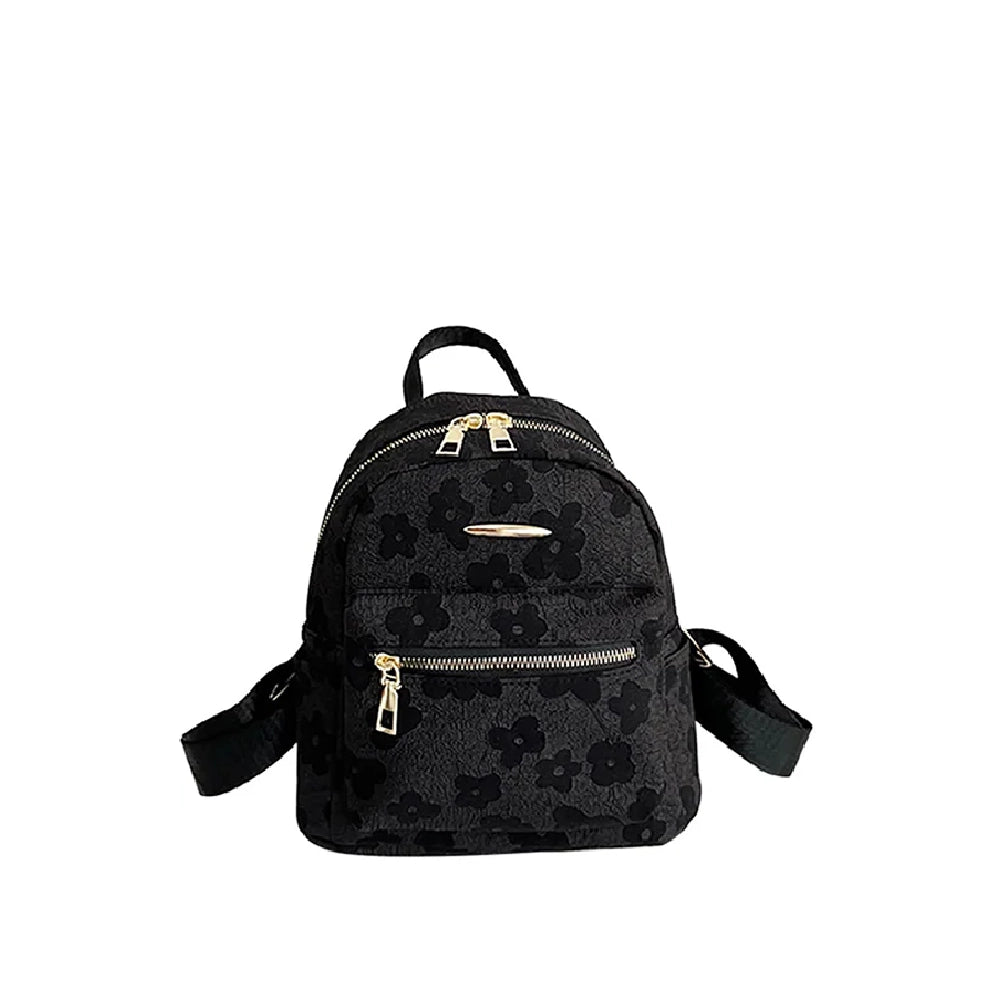 petit sac à dos femme en cuir imprimé