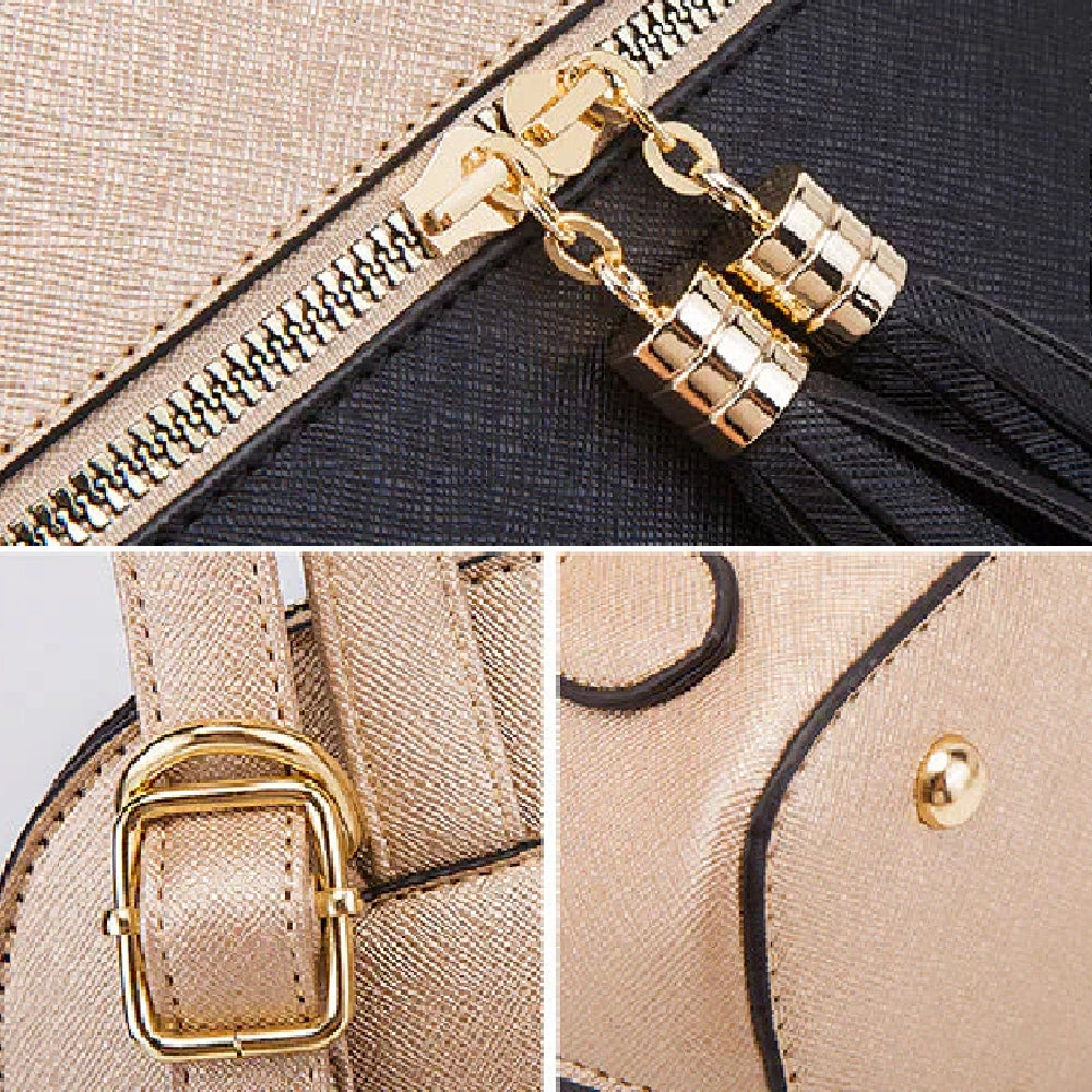leren rugzak en bijpassende accessoires - Emperio