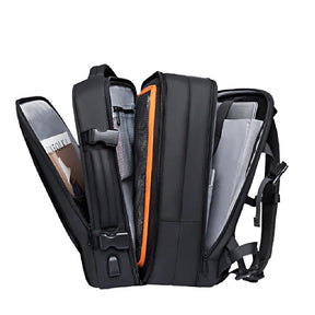 sac à dos voyage femme noir avec recharge USB
