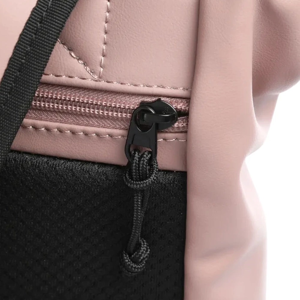 sac à dos de ville femme roll-top avec USB