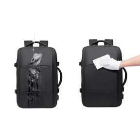 sac à dos voyage femme noir avec recharge USB