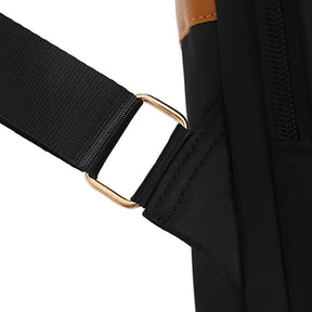 sac à dos antivol femme noir et beige  - Eden Classic