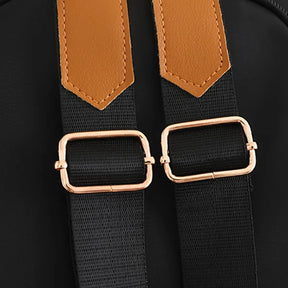sac à dos antivol femme noir et beige  - Eden Classic